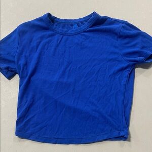 SKIMS Vibrant Blue Short Sleeve Tee